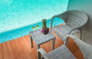 Chambre de Luxe - Accès Piscine