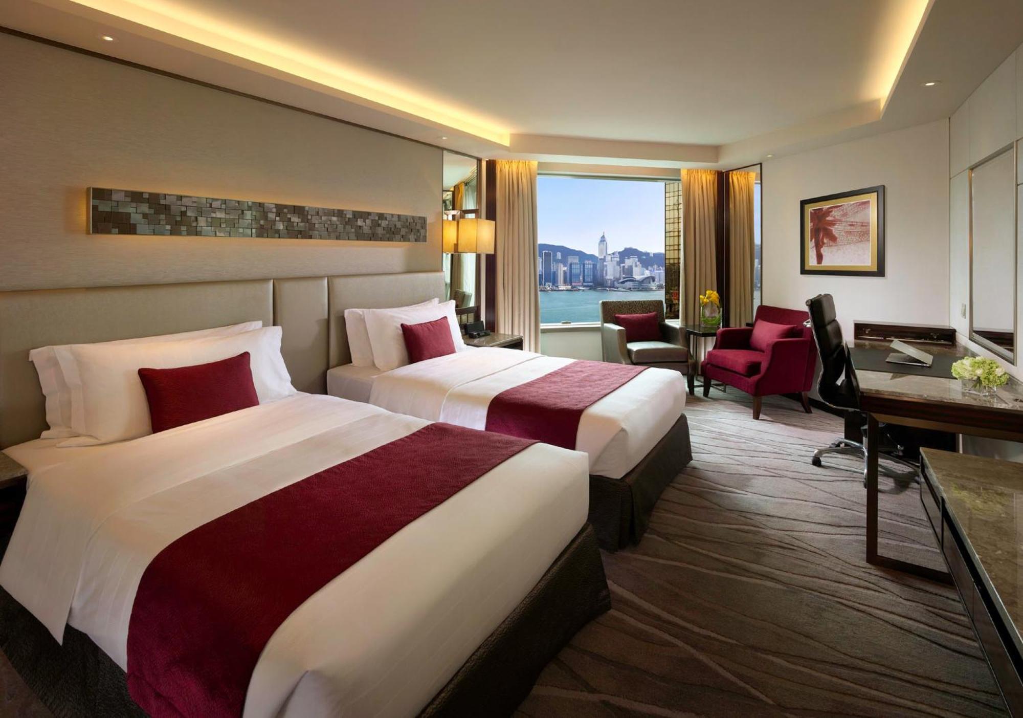 Chambre Lits Jumeaux Classique avec Vue sur le Port Skyline
