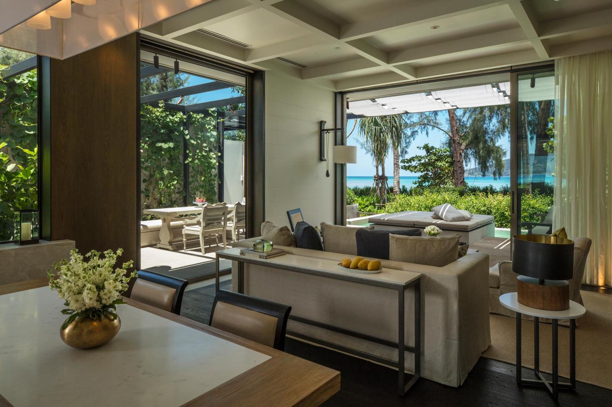 Villa com 2 Acomodações Twin - Piscina à Beira-mar