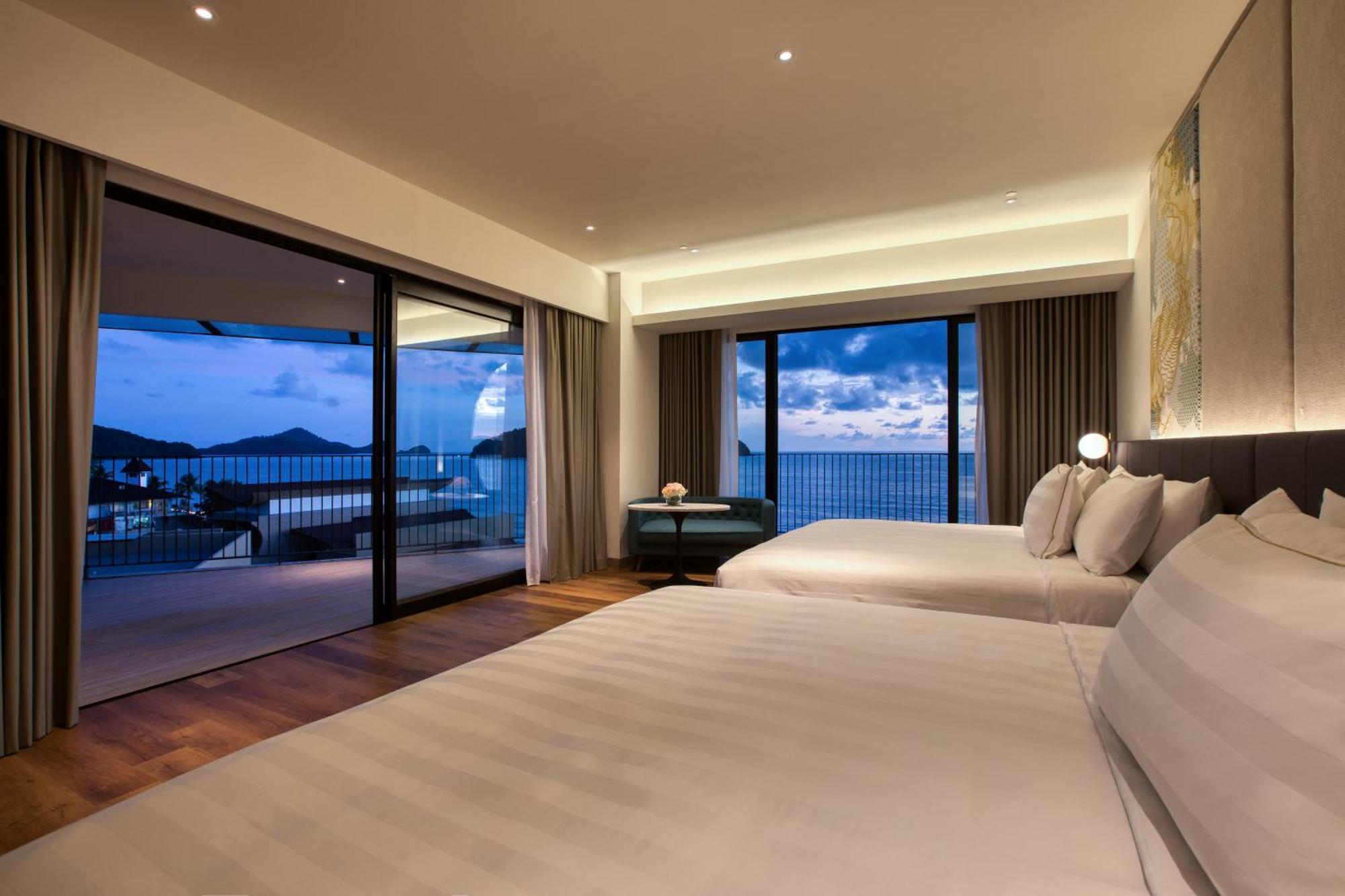 Premier Eckzimmer mit Kingsize-Doppelbett und Meerblick