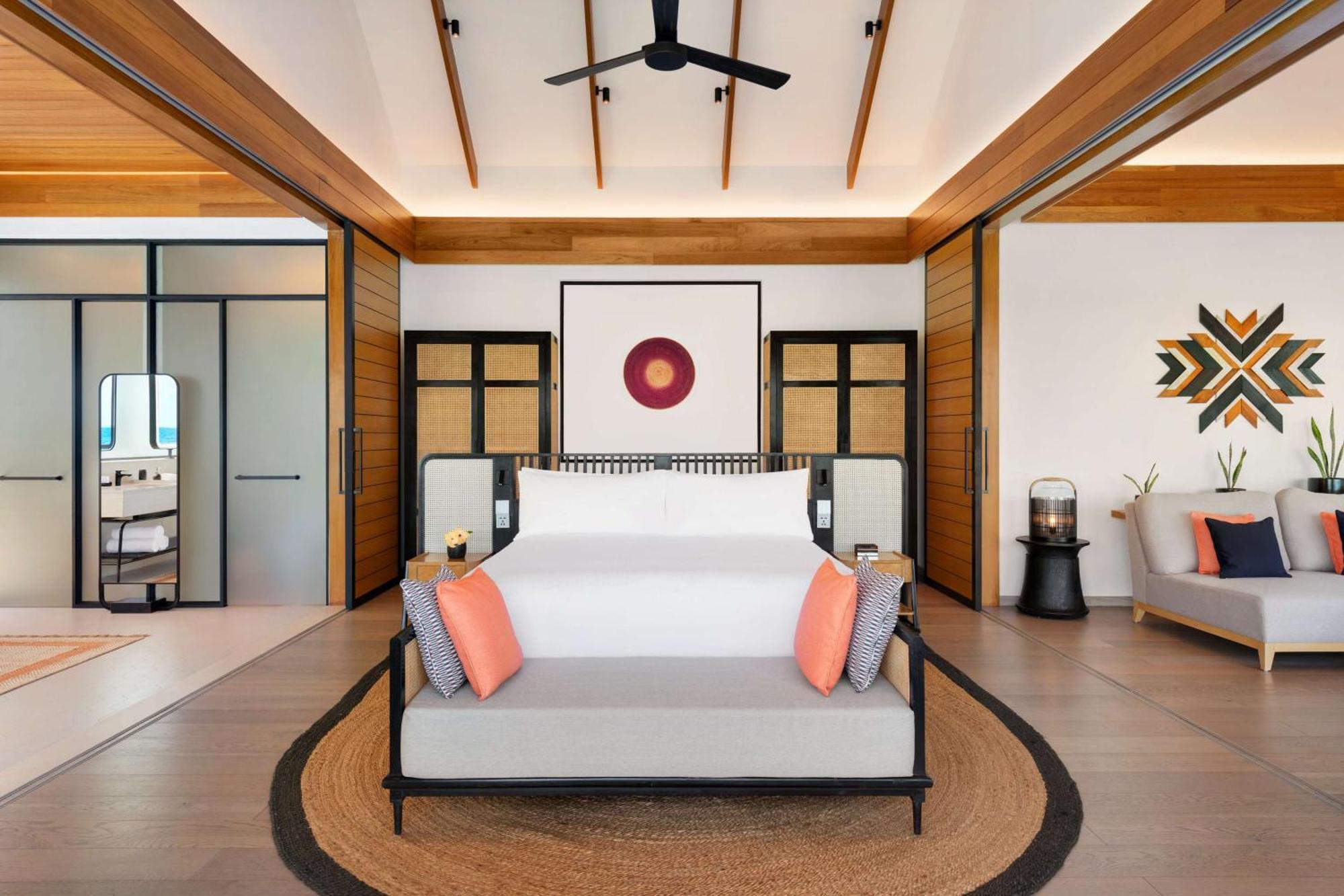 Suíte de 1 Quarto Sobre a Água com Piscina