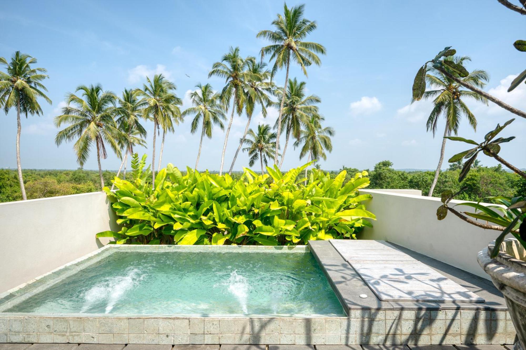 Suite mit Palmenblick und Whirlpool