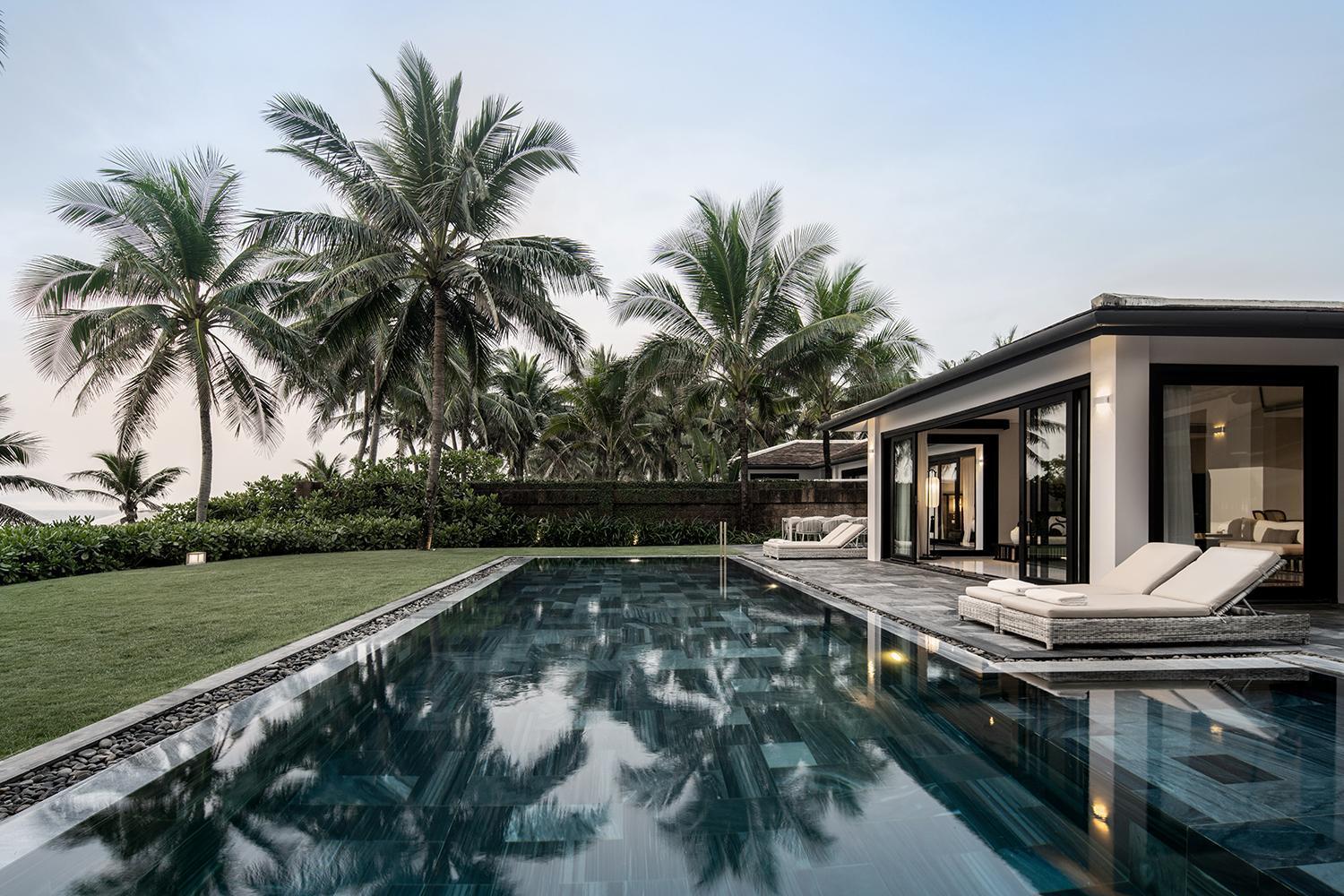 Villa mit 3 Schlafzimmern und eigenem Pool – Meerseite – Spa inklusive