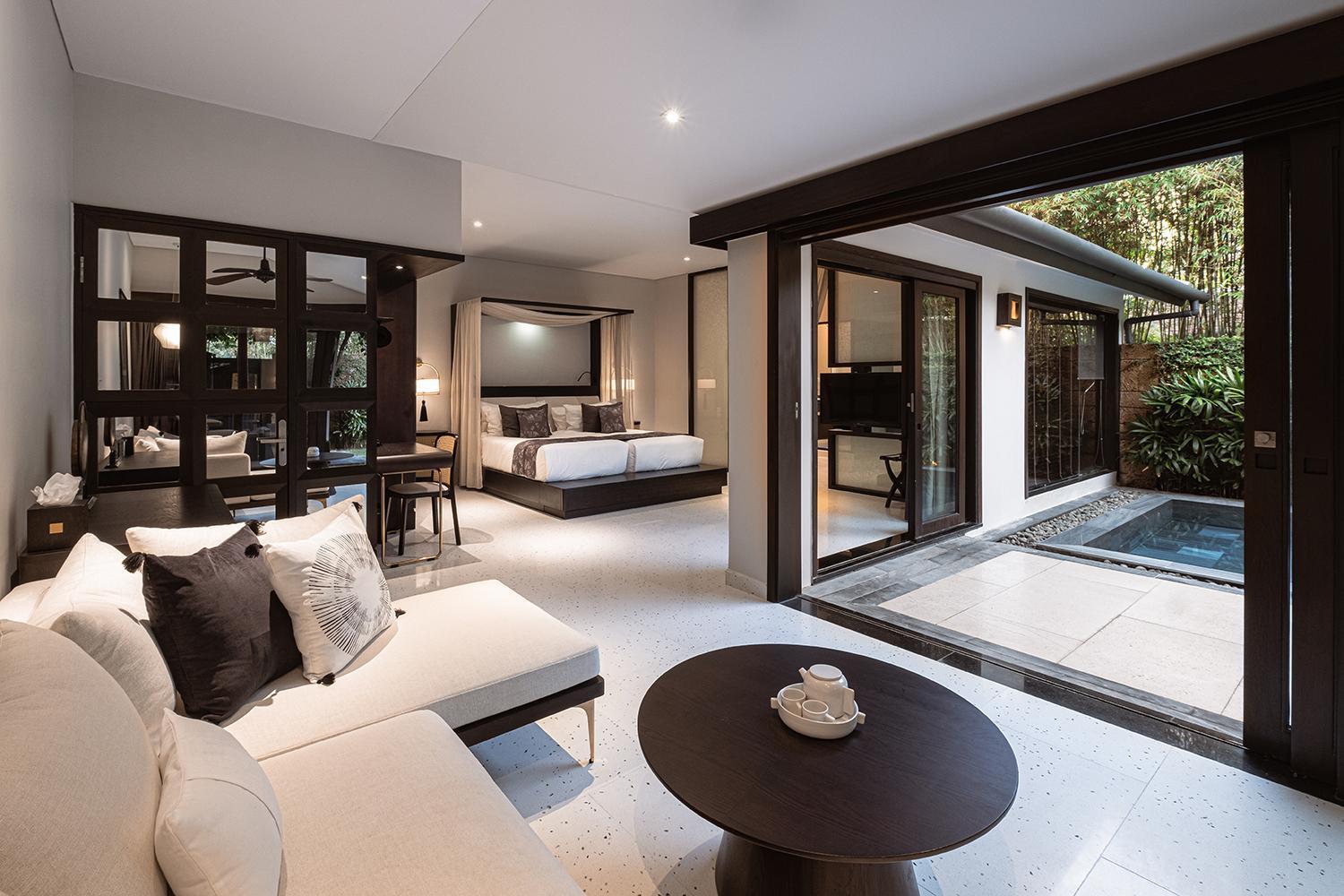 Villa mit 1 Schlafzimmer und eigenem Pool – inklusive Spa