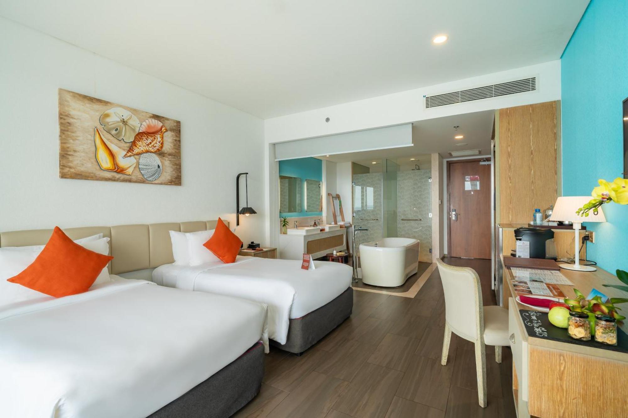 Premium Zweibettzimmer mit Stadtblick