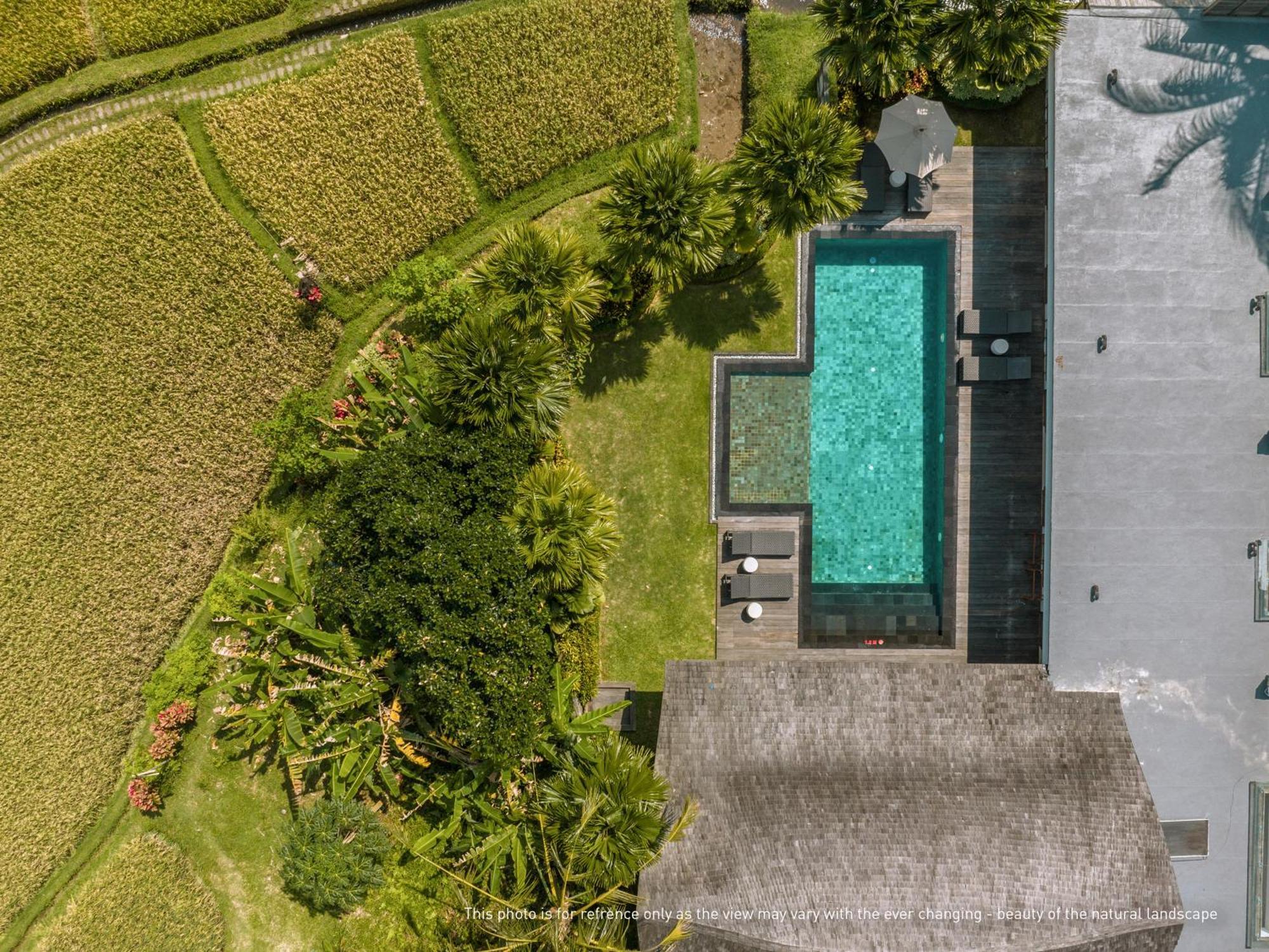 Villa Luxury de 4 dormitorios con piscina y vistas al arrozal