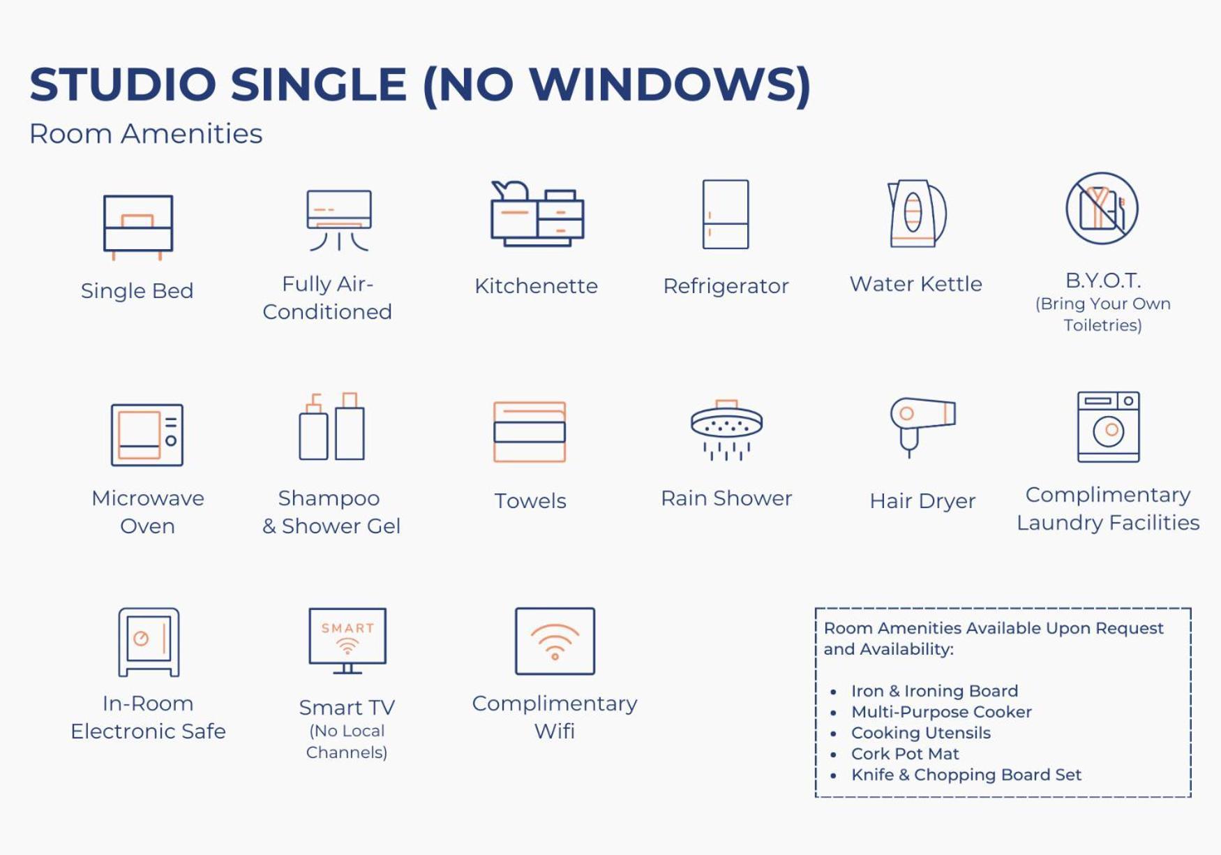 Studio Single No Windows