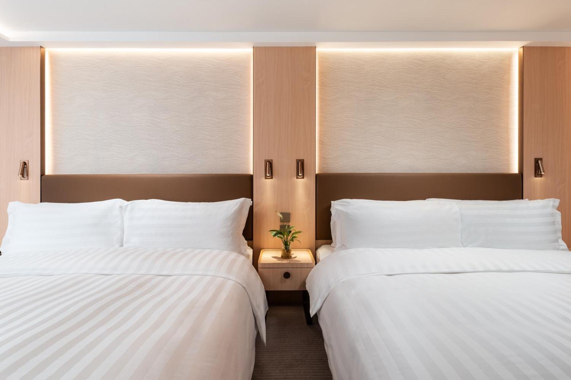 Newly Renovated Non Smoking City View Family Room with Two Queen Bed