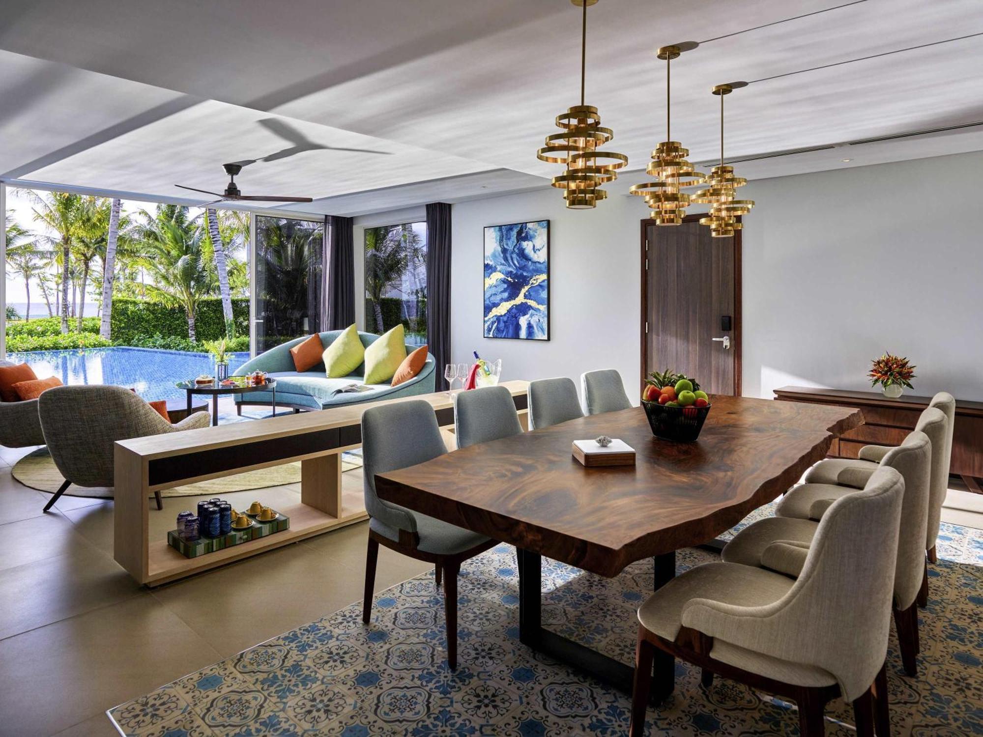 Poolvilla mit 2 Schlafzimmern, Meerblick und Executive Privilege Pass