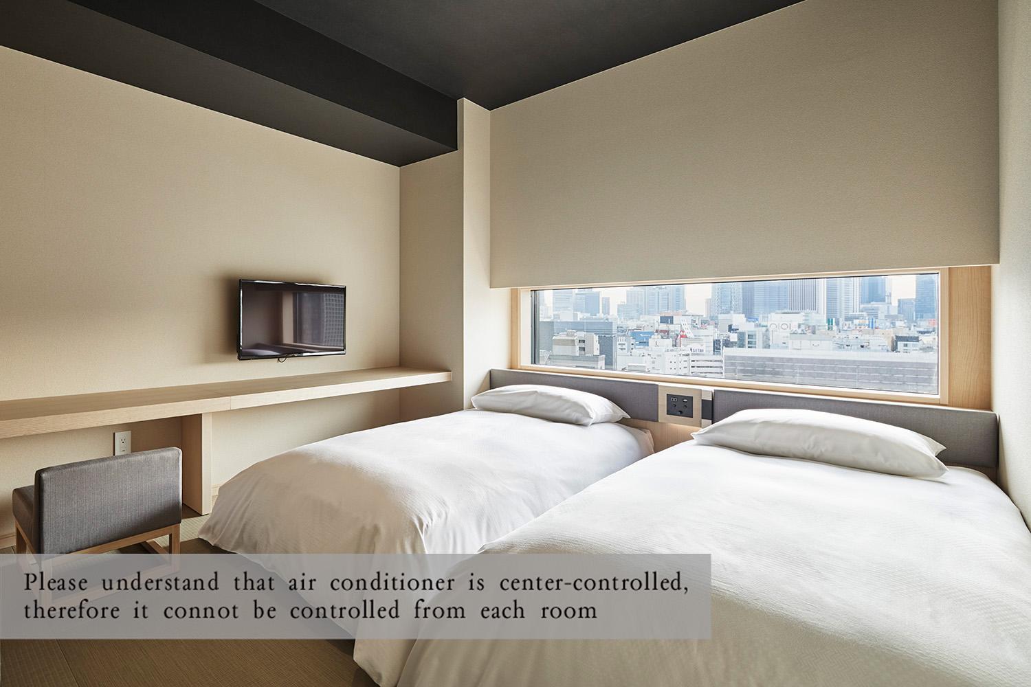 【Construction 】Comfort Twin Room City View Non-Smoking