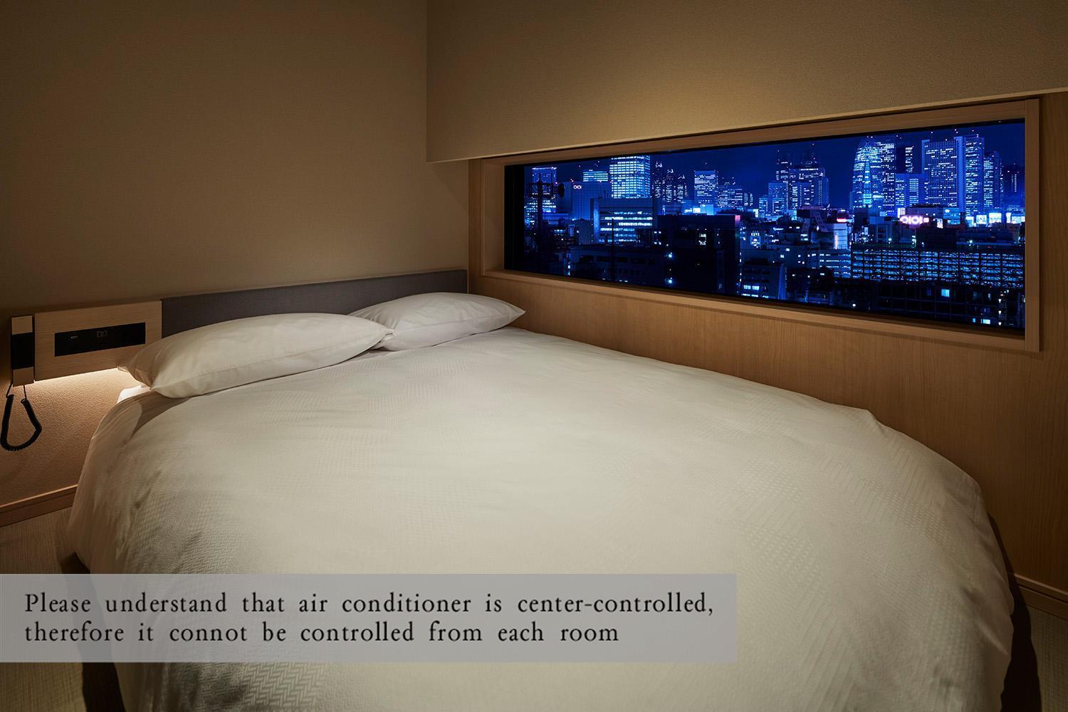 【Construction 】Double Room Small Double Bed City View Non-Smoking