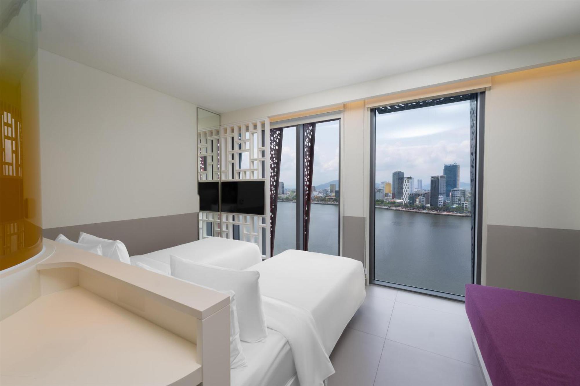 Deluxe Zweibettzimmer mit Flussblick