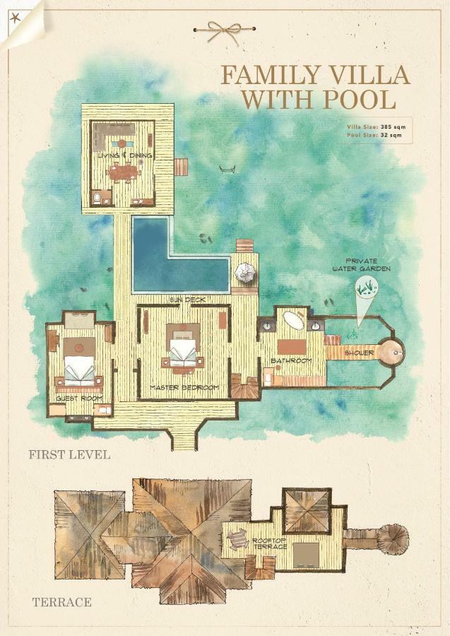 Villa mit 2 Schlafzimmern und Pool