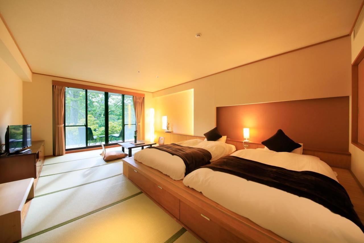 Habitación Superior de estilo japonés con baño privado al aire libre